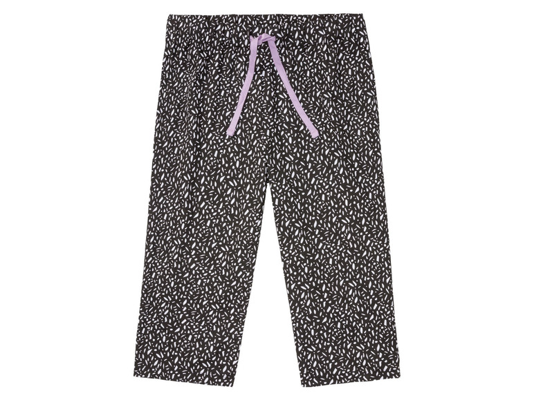 Aller en mode plein écran ESMARA® Pyjama en pur coton avec haut à manches courtes et pantalon corsaire - Photo 5