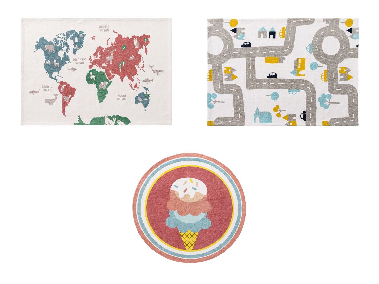 Meradiso Tapis Pour Enfants 90 X 130 Cm O 110 Cm Lidl Be