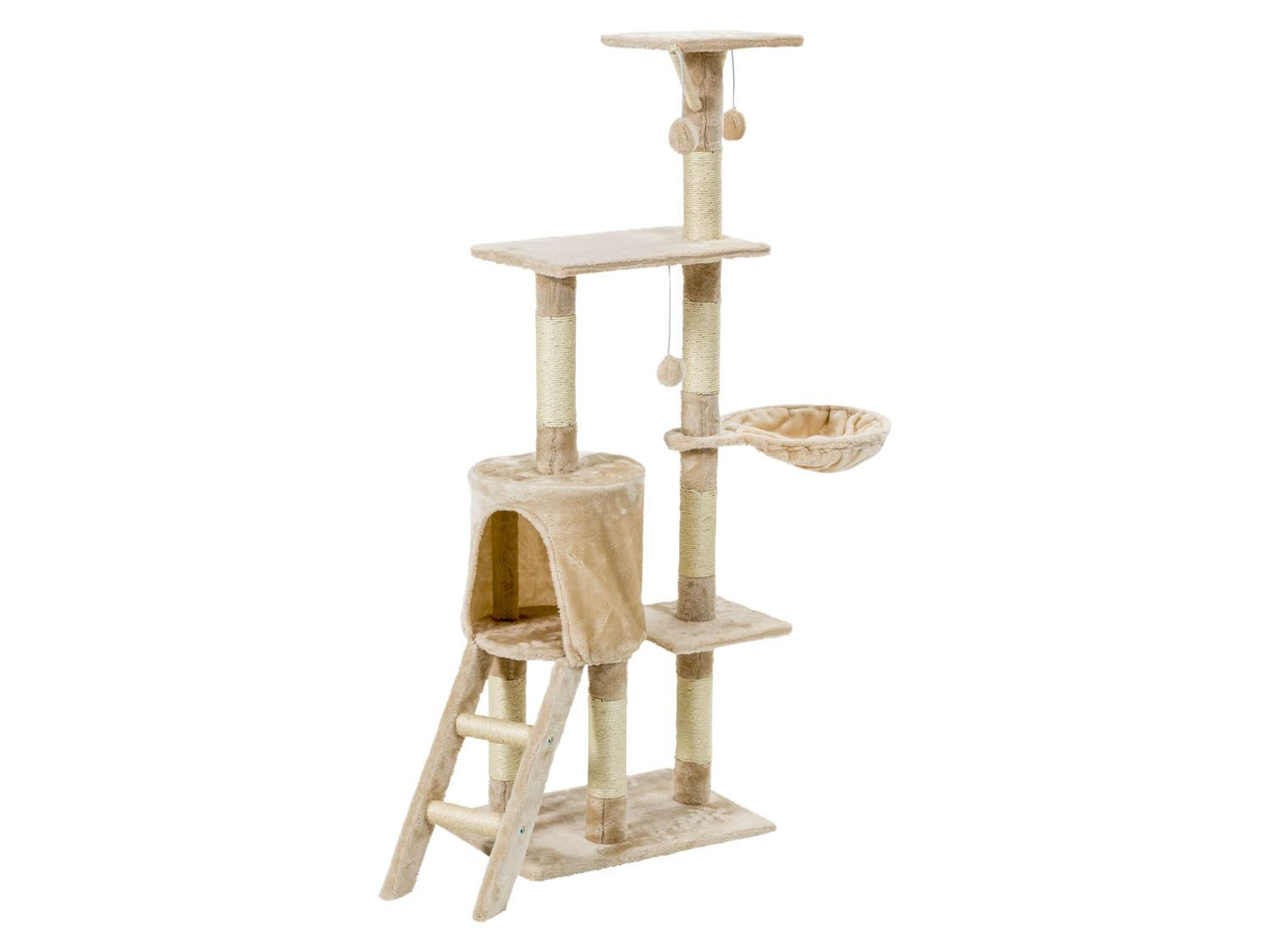 Zoofari Arbre A Chat En Sisal Et En Peluche Lidl Be