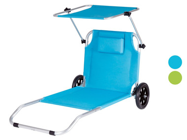 CRIVIT® Chaise longue de plage ou chariot de transport