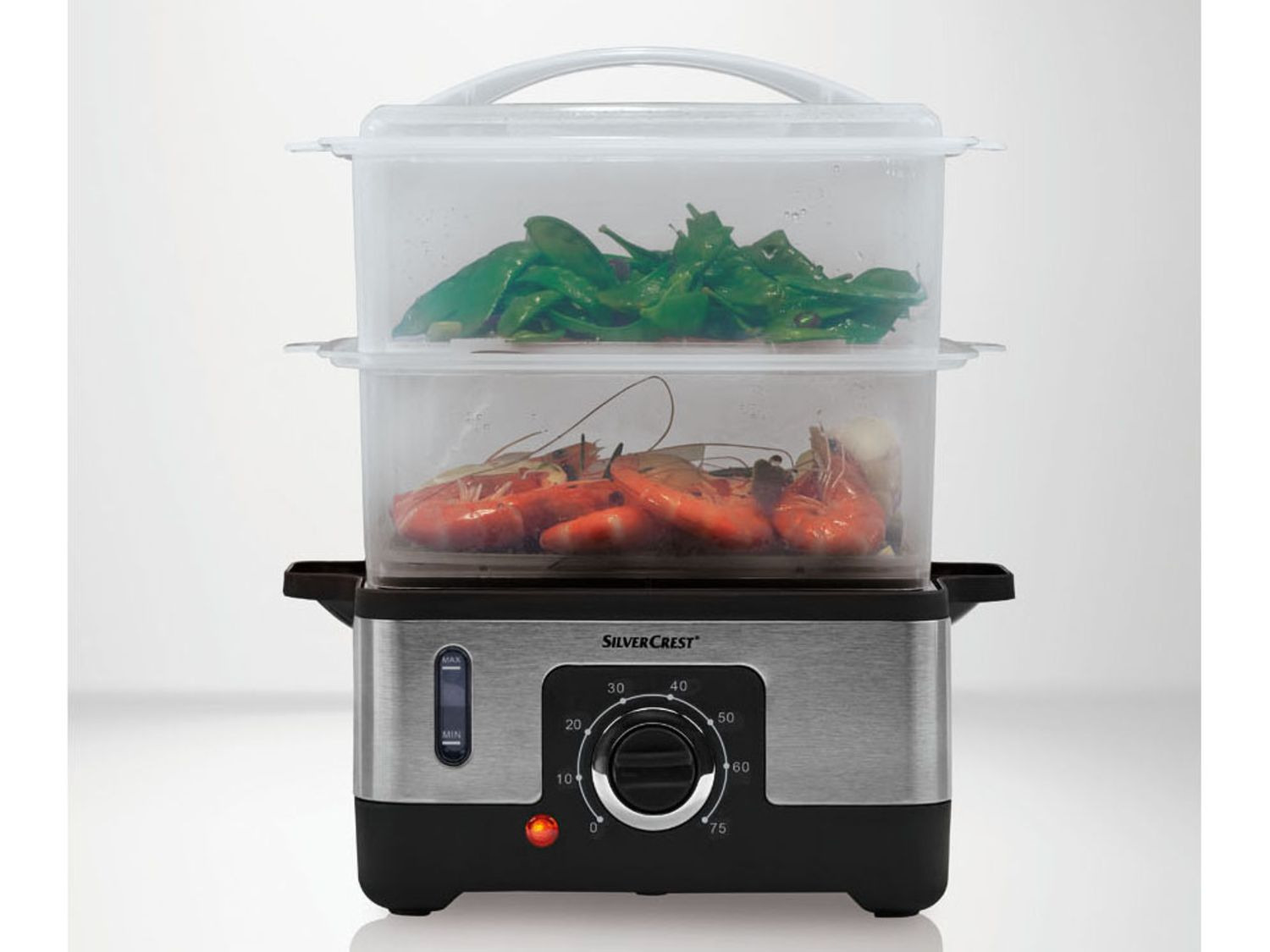 Silvercrest Cuiseur Vapeur 950 W Capacite Totale 10 L Lidl Be