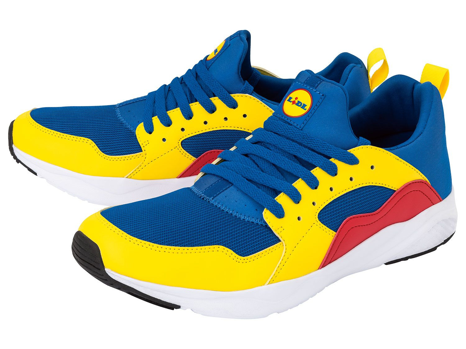 LIVERGY® Sneakers Lidl pour hommes, PU, textile, phylo…