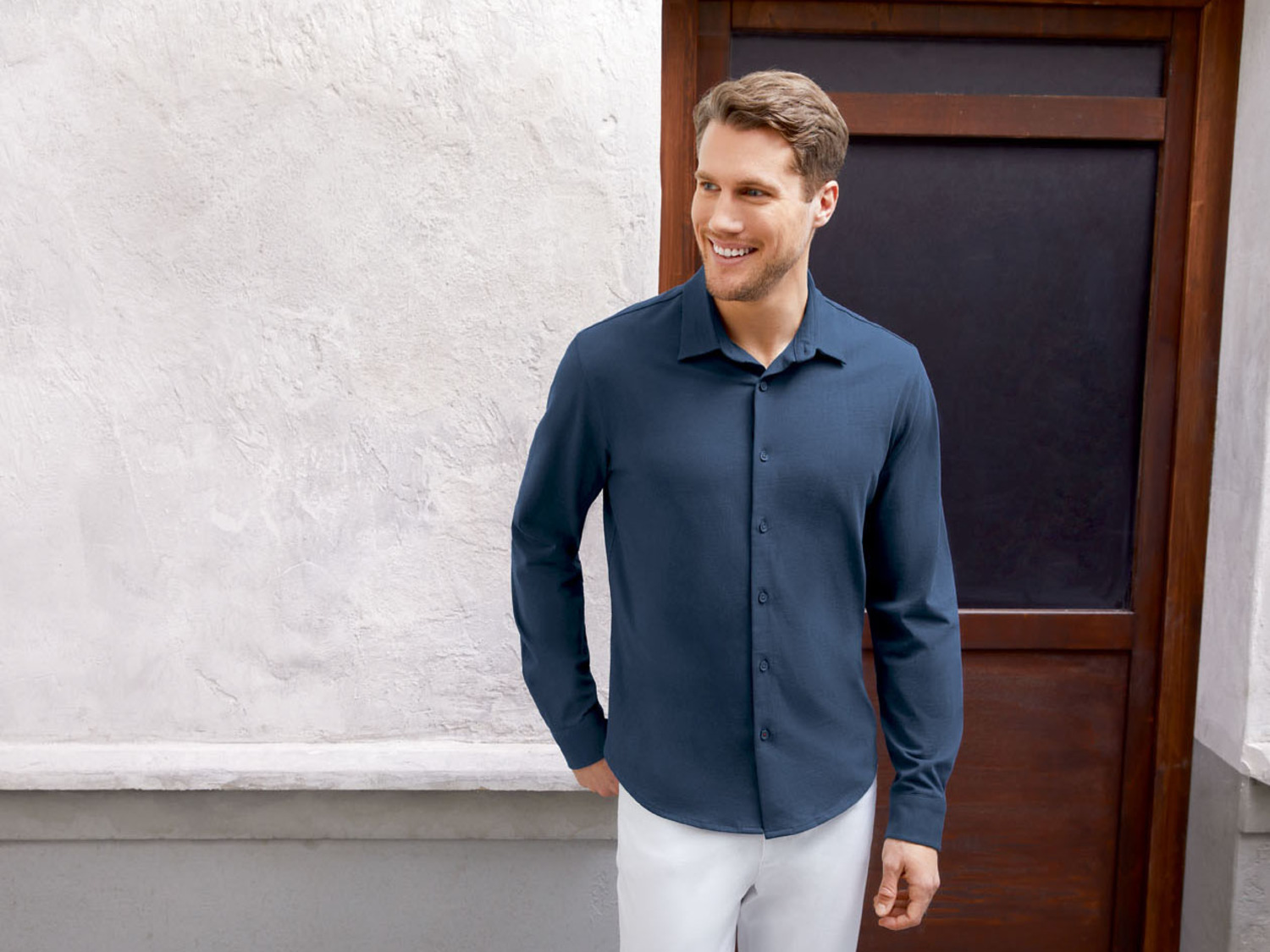 livergy chemise en un melange de coton lidl be