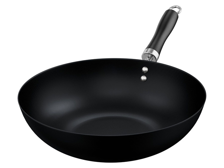 Ga naar volledige schermweergave: ERNESTO® Carbonstalen wokpan, Ø 30 cm - afbeelding 4