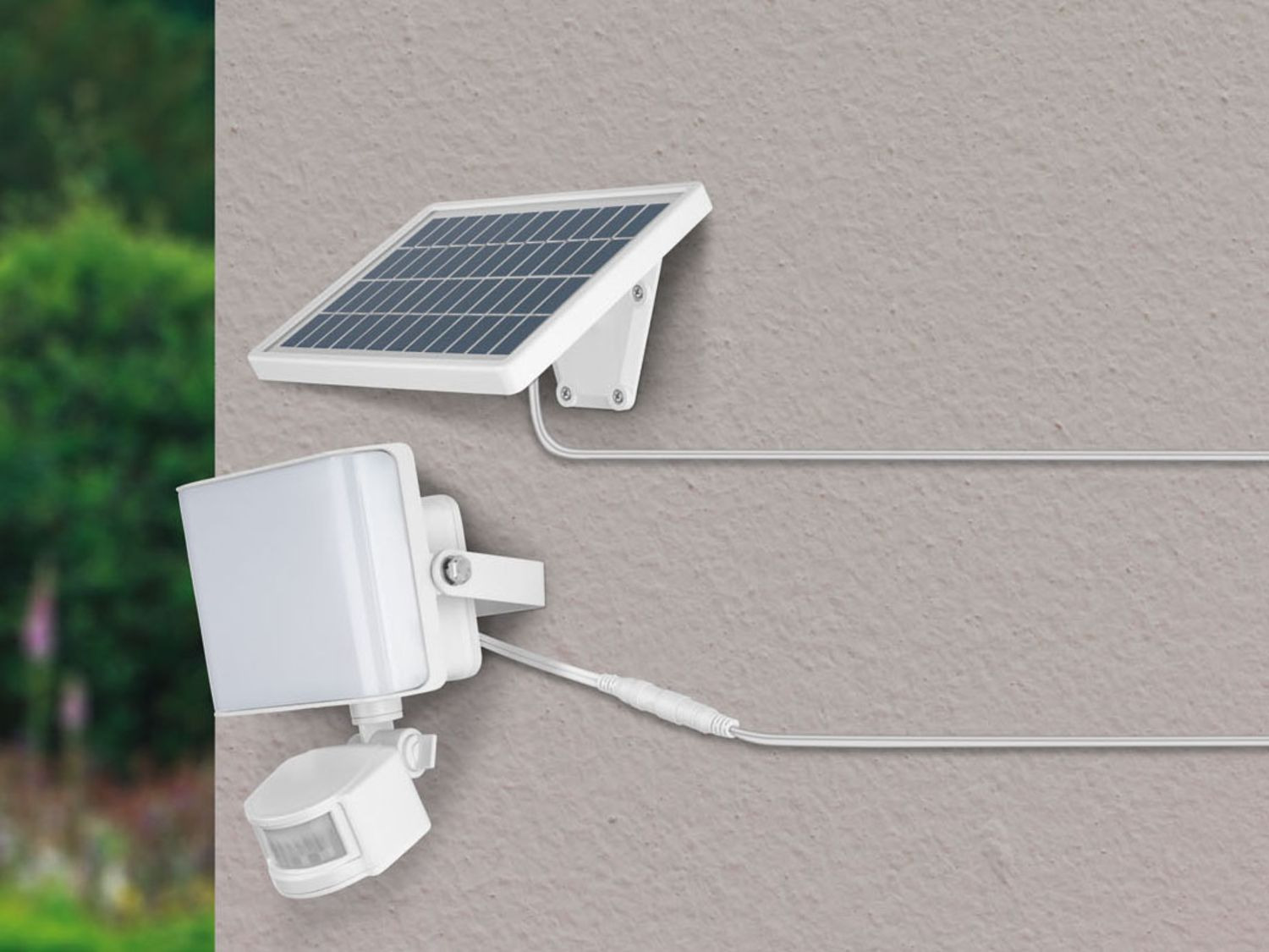 Livarno Home Projecteur solaire, avec détecteur de mouvements Lidl