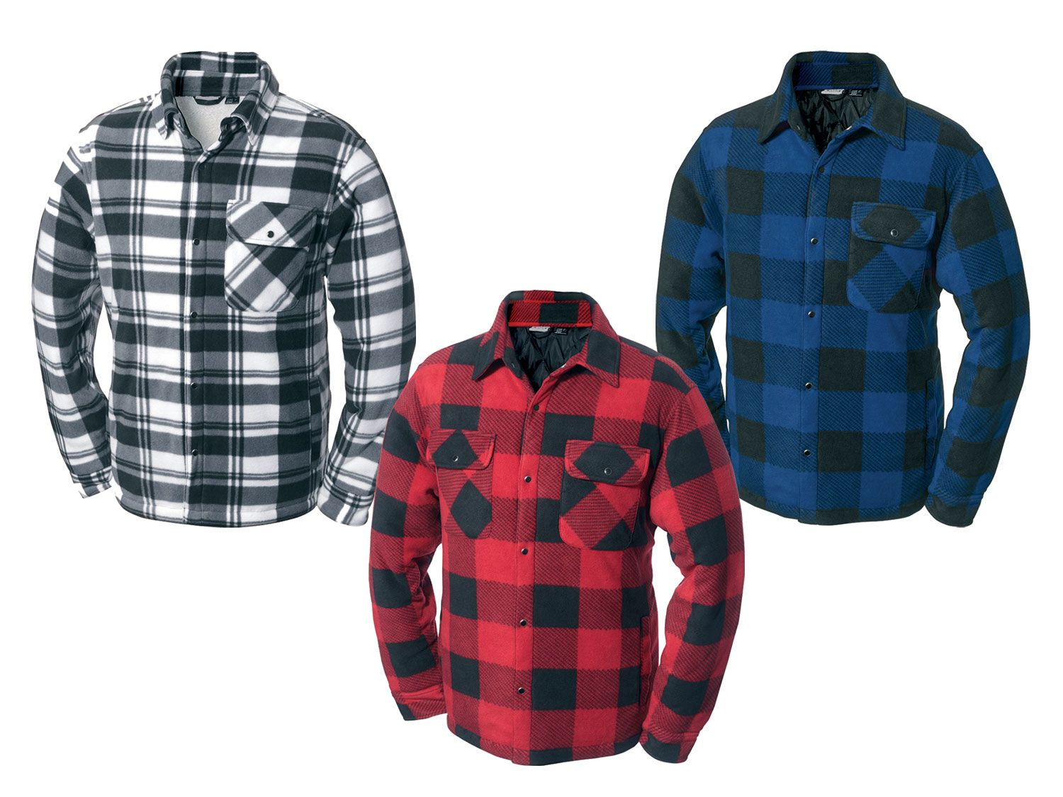 parkside veste chemise pour hommes polyester