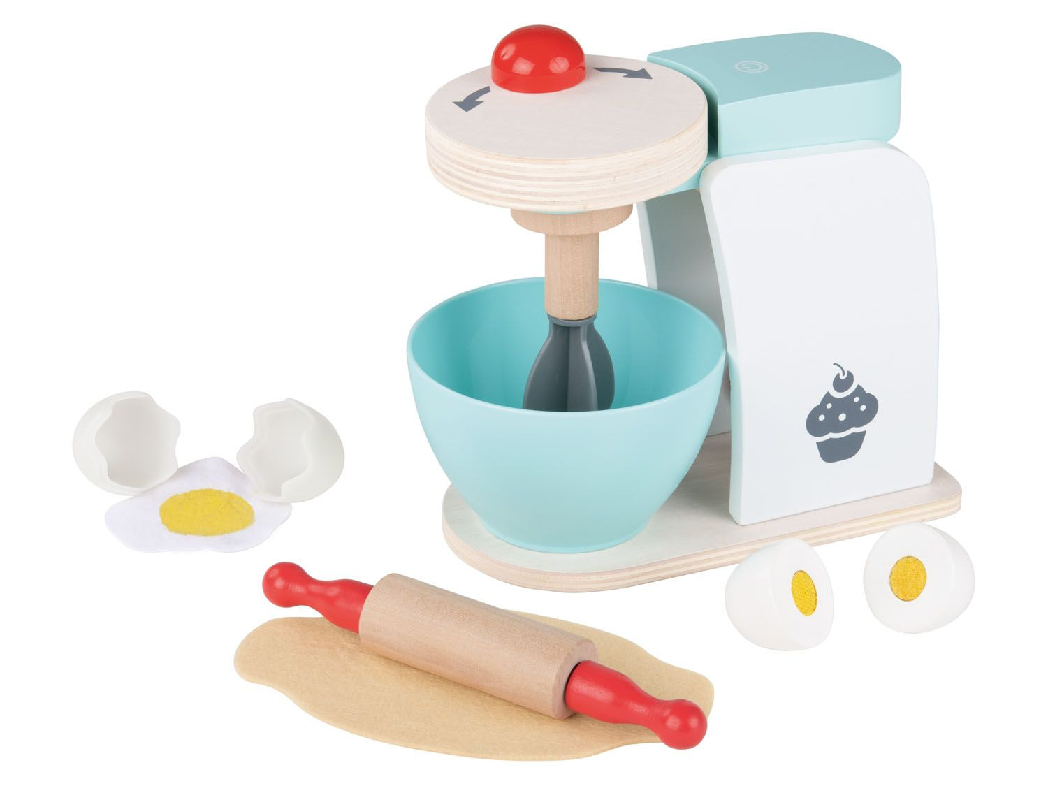 Playtive Robot De Cuisine En Bois 9 Pieces Lidl Be