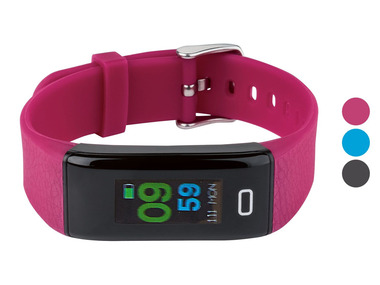 SILVERCREST® Bracelet fitness connecté, fonction Bluetooth®, avec app