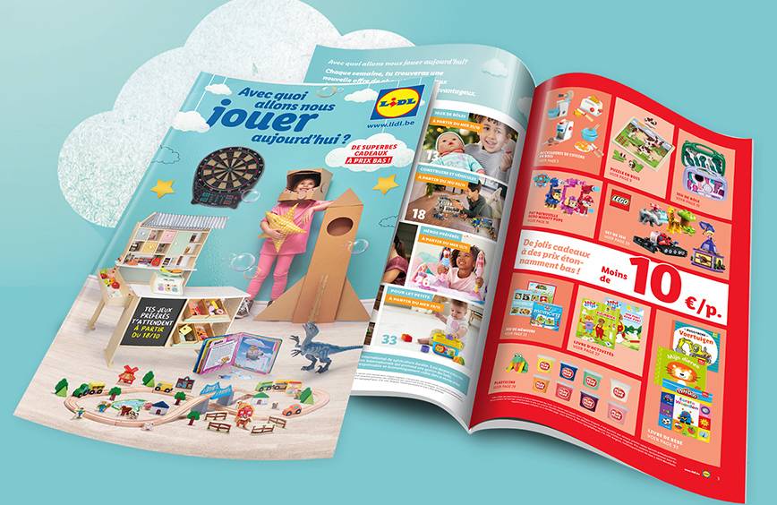 Un magazine rempli de jouets !