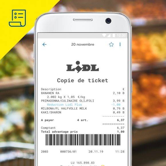 Tickets de caisse électroniques