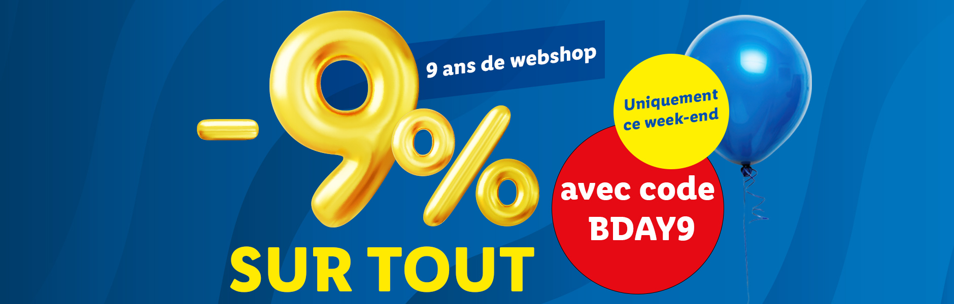9 Ans de webshop