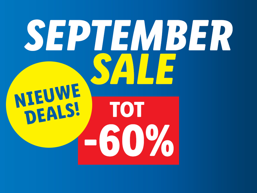 Scoor tot 60% korting!