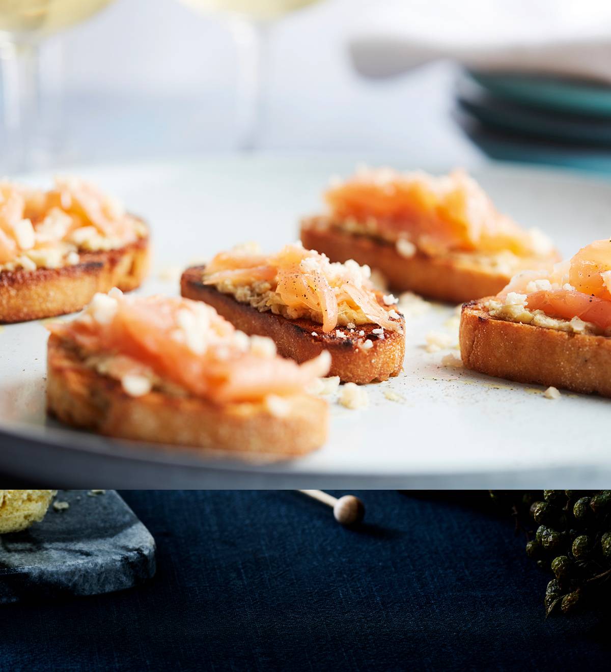 Toasts met artisjokpuree