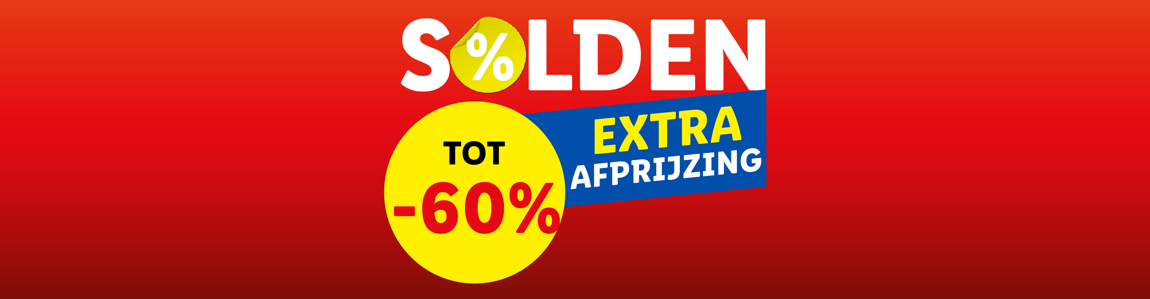 Solden: Tot -60% extra afprijzing