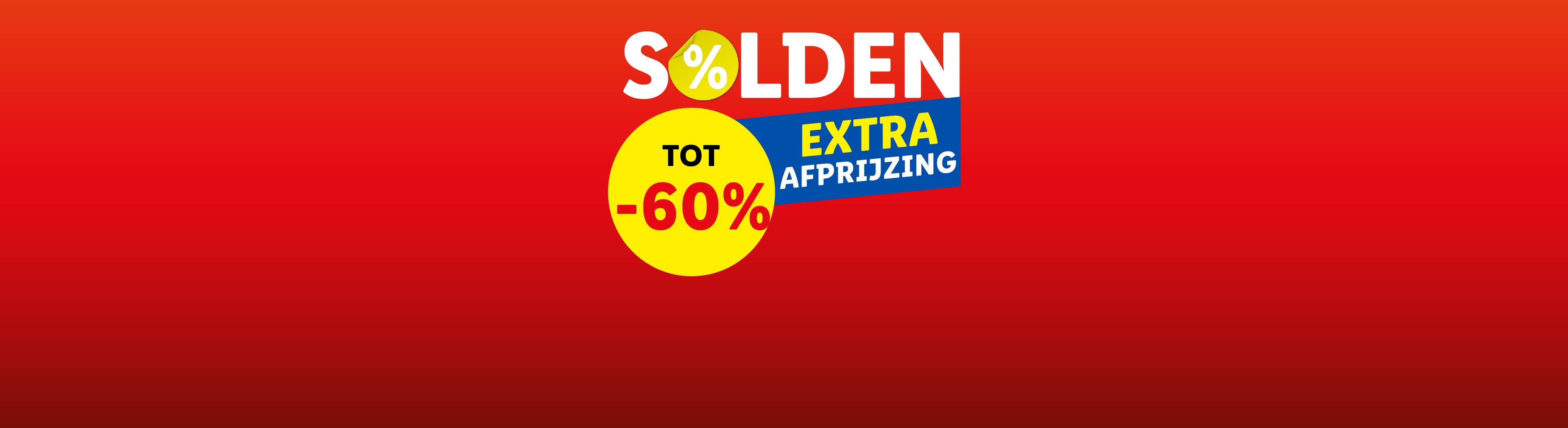 Uitverkoop tot -60% extra korting